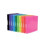 Exacompta Exacompta Iderama ringmap, voor ft A4, Uit PP met softcover, 2 ringen van 30 mm, geassorteerde kleuren