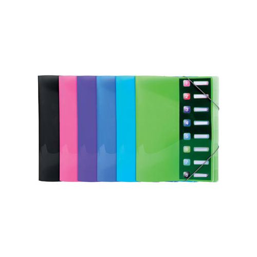 Exacompta Exacompta Iderama sorteermap, uit PP, met 8 vakken, geassorteerde kleuren