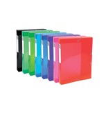 Exacompta Exacompta Iderama elastobox, uit PP, rug van 4 cm, geassorteerde kleuren