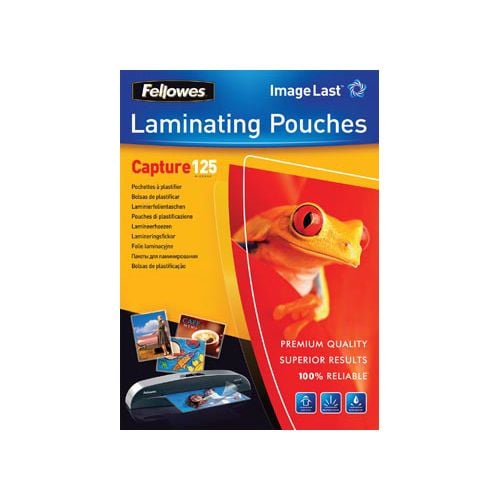 Fellowes Fellowes lamineerhoes Capture125 ft 60 x 90 mm, 250 micron (2 x 125 micron), pak van 100 stuks