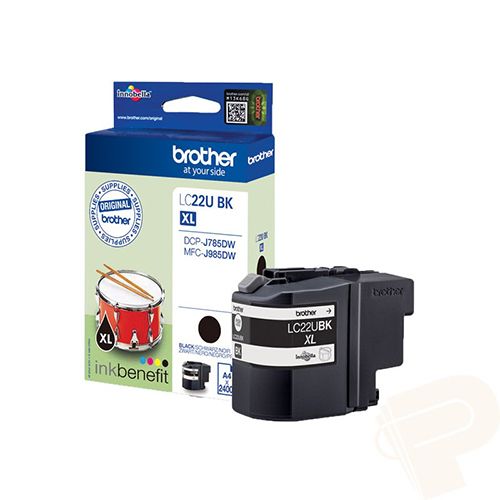 Brother Brother LC-22UBK ink black 2400 pages (original)
