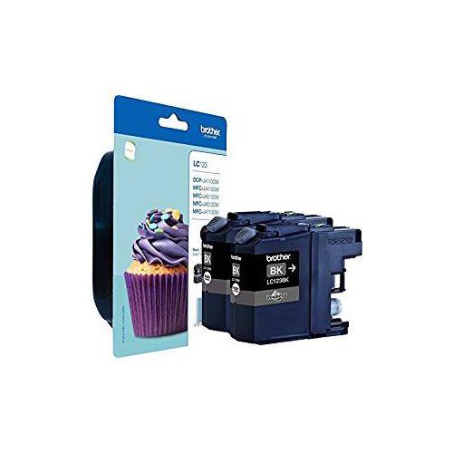 Brother Brother LC-123BKBP2DR ink black 2x600 pages (original)