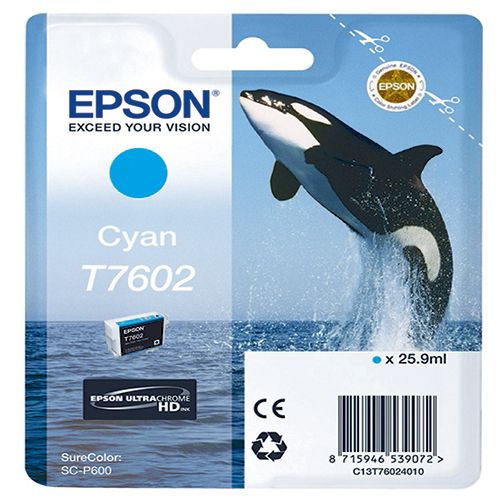 Epson Epson T7602 (C13T76024010) ink cyan 2200 pages (original)
