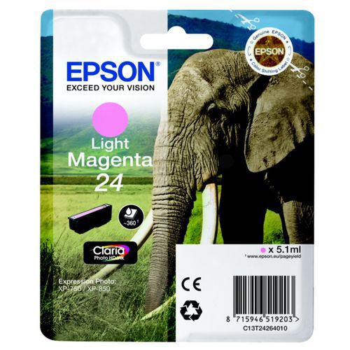 Epson Epson 24 (C13T24264010) ink light magenta 360p (original)