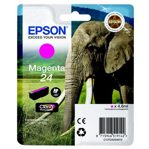 Epson Epson 24 (C13T24234010) ink magenta 360 pages (original)