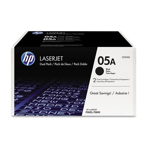 HP HP 05A (CE505D) toner black 2x2300 pages (original)