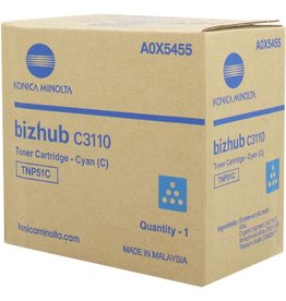 Konica Minolta TNP-51C (A0X5455) toner cyan 5K (original)