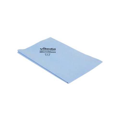 Vileda Vileda microvezeldoek MicroGlass, blauw, pak van 3 stuks