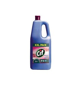 Cif Cif schuurcrème, met bleekwater, flacon van 2 liter