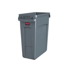 Rubbermaid commercial products Rubbermaid afvalcontainer Slim Jim, 60 liter, grijs