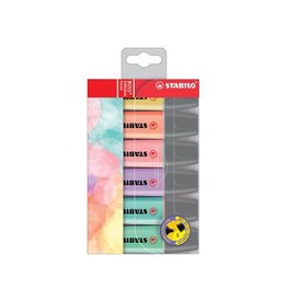 Stabilo STABILO BOSS ORIGINAL Pastel markeerstift, etui van 6 stuks in geassorteerde kleuren