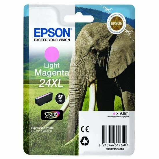 Epson Epson 24XL (C13T24364010) ink light magenta 740p (original)