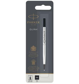 Parker Parker vulling voor roller medium, zwart, op blister