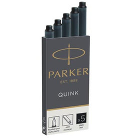 Parker Parker Quink inktpatronen zwart, doos met 5 stuks