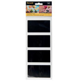 Securit Securit krijtbordsticker zelfklevend, rechthoekig, blister met 8 stuks