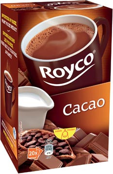 Royco Royco cacao, pak van 20 zakjes