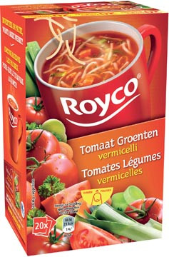 Royco Royco Minute Soup tomaat groenten vermicelli, 20 zakjes