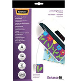 Fellowes lamineerhoes Enhance80 geperforeerd ft228 x 303 mm, 160 micron (2 x 80 micron), pak van 100 stuk