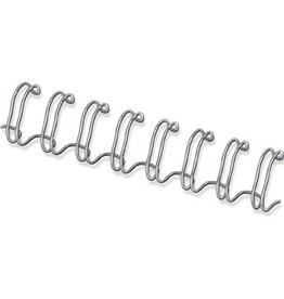 Fellowes draadruggen, doos van 100 stuks, 10 mm, zilver