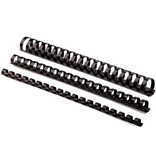 Fellowes bindruggen, pak van 100 stuks, 6 mm, zwart