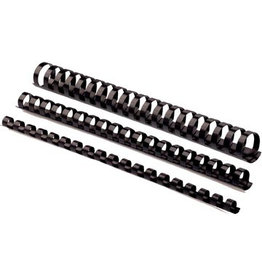 Fellowes bindruggen, pak van 100 stuks, 6 mm, zwart