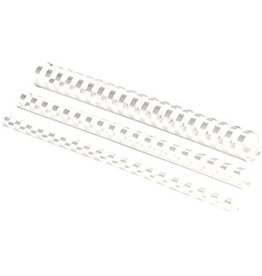 Fellowes bindruggen, pak van 100 stuks, 10 mm, wit