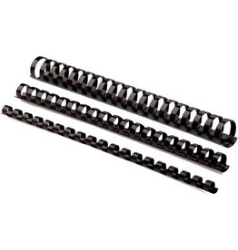 Fellowes bindruggen, pak van 100 stuks, 19 mm, zwart