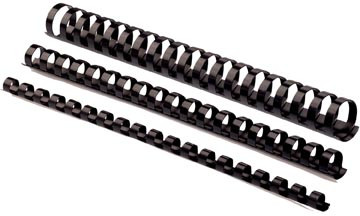 Fellowes Fellowes bindruggen, pak van 50 stuks, 25 mm, zwart