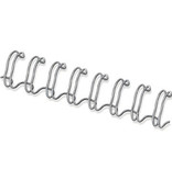 Fellowes draadruggen, doos van 100 stuks, 8 mm, zilver