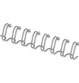 Fellowes draadruggen, doos van 100 stuks, 14 mm, zilver