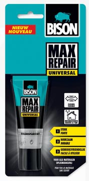 Bison Bison lijm Max Repair Universal, blister met tube van 45 g