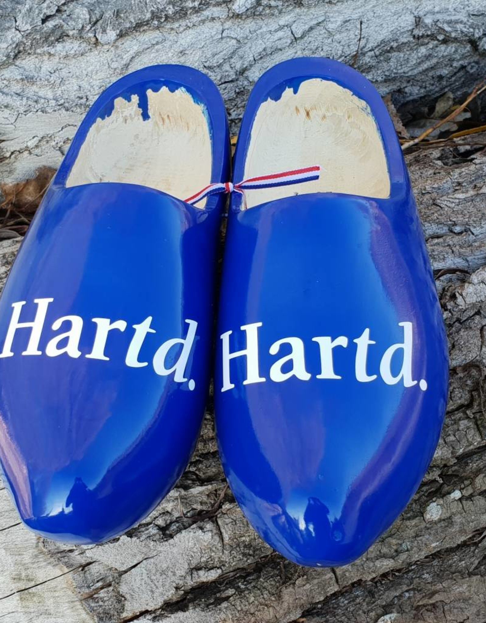 Wilhelmus Woodenshoes with personal text or logo in your color