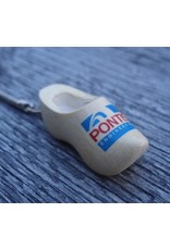 Clog key rings with image or text (clog color: yellow, white or clear)