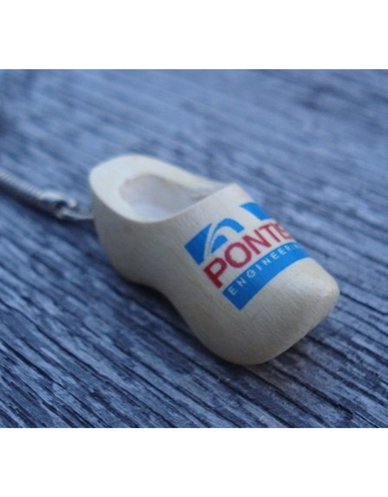 Clog key rings with image or text (clog color: yellow, white or clear)