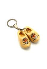 woodenshoe pair keyhanger with logo or text