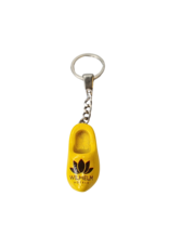 Clog key rings with image or text (clog color: yellow, white or clear)