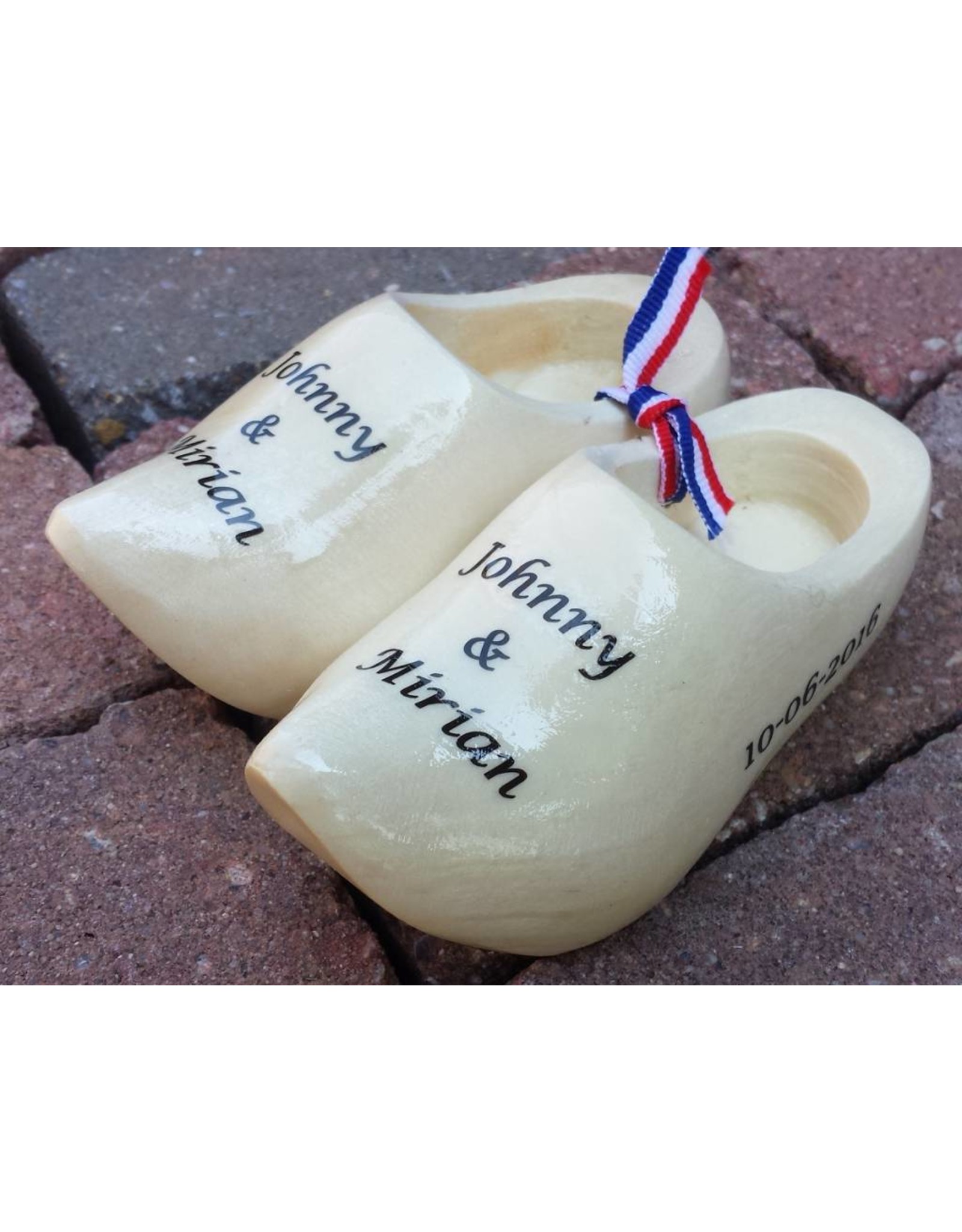 woodenshoes souvenirpair 12cm with logo