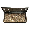 RVS smokerbox met rookhout Chips Cherry en Oak