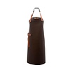 Leren schort Kansas - Brown - XL