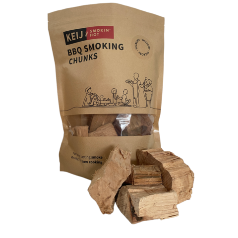 Rookhout Chunks Hickory - Rook Chunks - 1500 gram