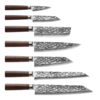 BARE Cookware - Culinary Knife Set - 7-delig