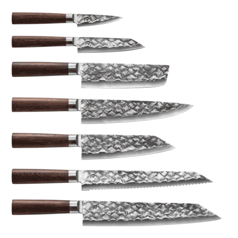 BARE Cookware - Culinary Knife Set - 7-delig