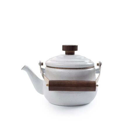 Barebones - Theepot - Geëmailleerd staal - Eggshell