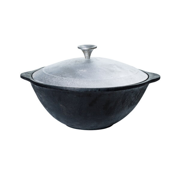 Texas Club Texas club | kazan | wok | gietijzer | aluminium deksel | 8 L