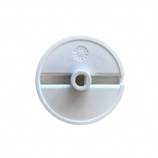 Geba Loose rotary knob for GEBA rotary switch, alpina white