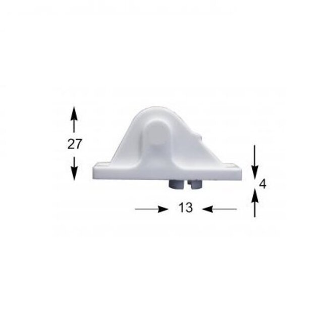 Selve Guide-cordon avec roue en plastique