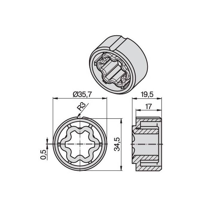 Becker Meenemer Ø 38 x 1 en Ø 40 x 2 - P serie motoren, foto 4 van 4