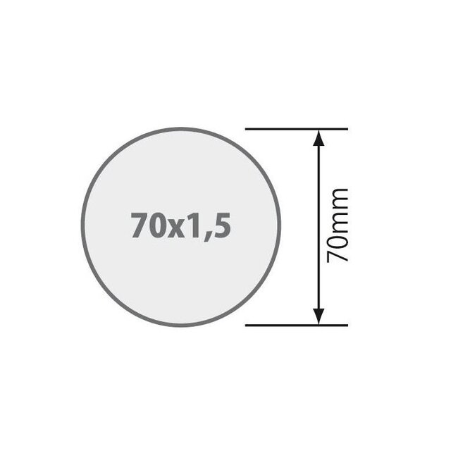 Becker Adaption set Ø 70 x 1.5 - L series motors