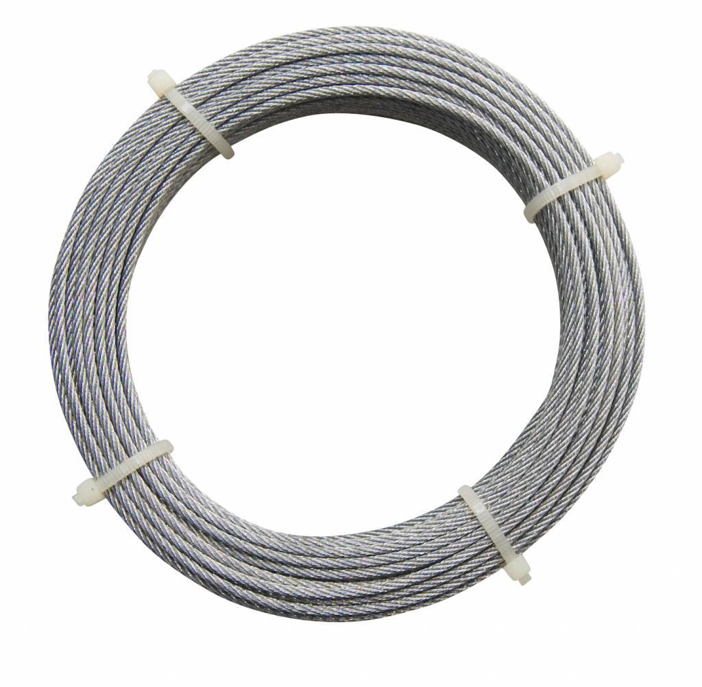 Huismerk Staaldraad staal/verzinkt 2 mm