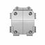 Simu Compact motor bracket T8S (DMI) without threaded bushings